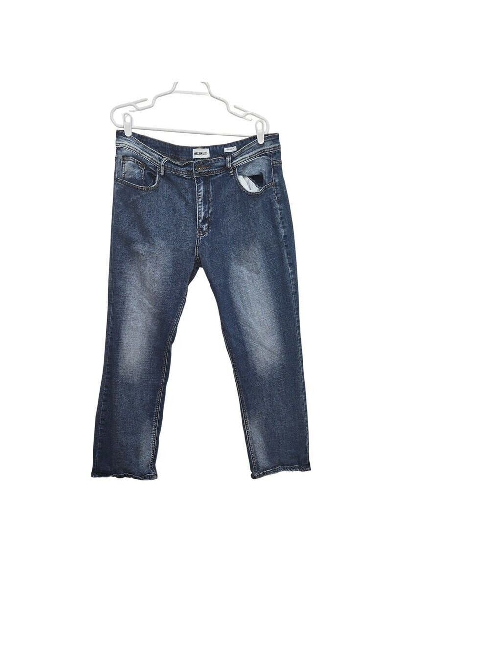 William Rast Dean Slim Straight Jeans Men's 36x30 Medium Wash Stretch